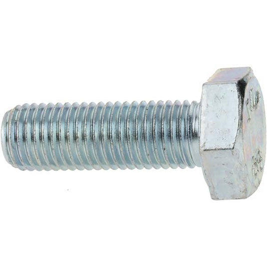Value Collection 42332 Hex Head Cap Screw M10 x 1.25 x 30 mm, Grade 8.8 Steel, Zinc-Plated