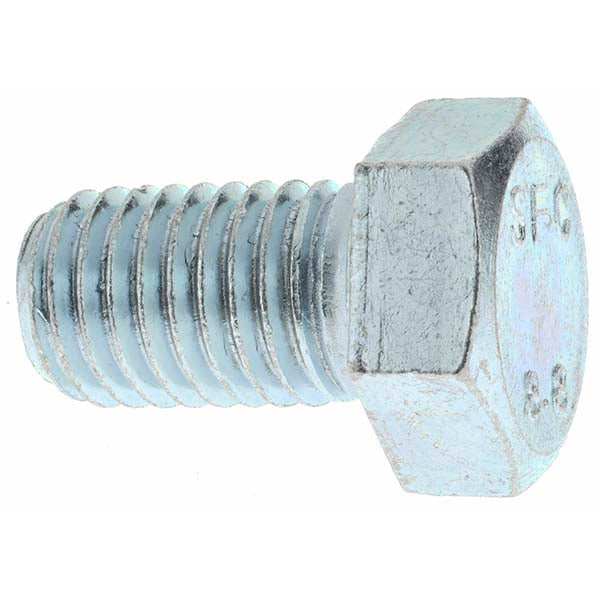 Value Collection -42186-3 Hex Head Cap Screw M18 x 2.50 x 30 mm, Grade 8.8 Steel, Zinc-Plated