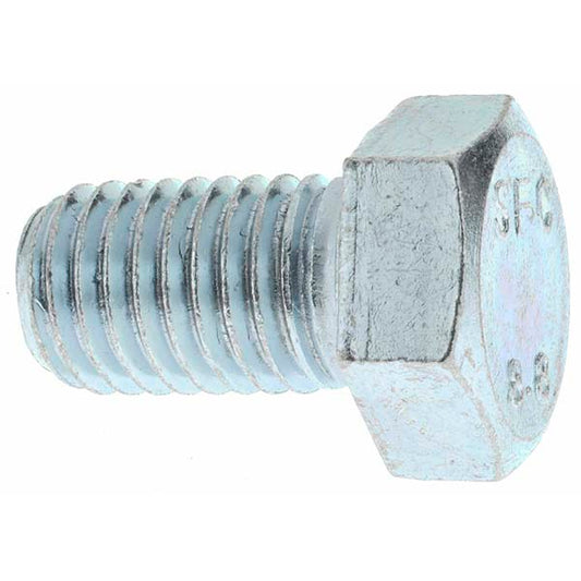 Value Collection -42186-3 Hex Head Cap Screw M18 x 2.50 x 30 mm, Grade 8.8 Steel, Zinc-Plated