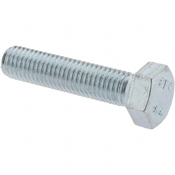 Value Collection 42048 Hex Head Cap Screw M7 x 1.00 x 30 mm, Grade 8.8 Steel, Zinc-Plated