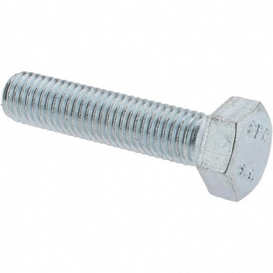 Value Collection 42048 Hex Head Cap Screw M7 x 1.00 x 30 mm, Grade 8.8 Steel, Zinc-Plated
