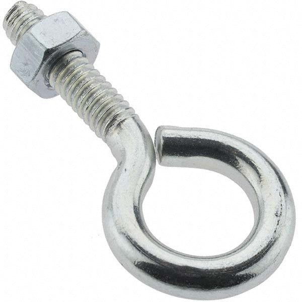 Value Collection 38630 1/4-20, Zinc-Plated Finish, Steel Wire Turned Eye Bolt