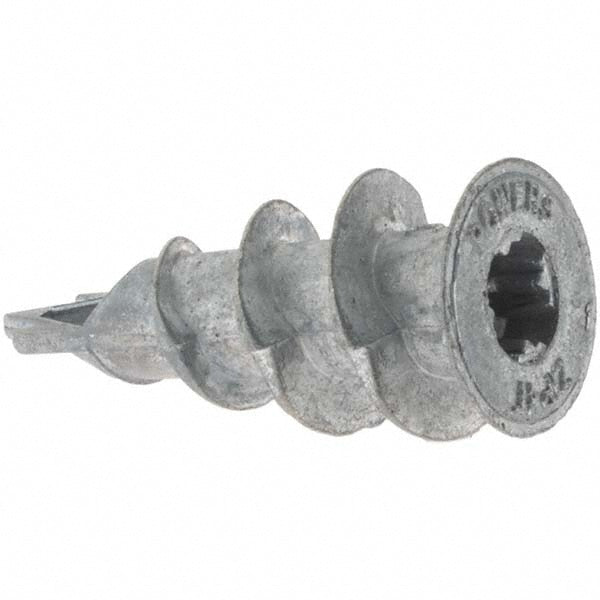 Value Collection 38580 1/2" Diam x 1-5/8" OAL, Steel Self Drilling Drywall & Hollow Wall Anchor