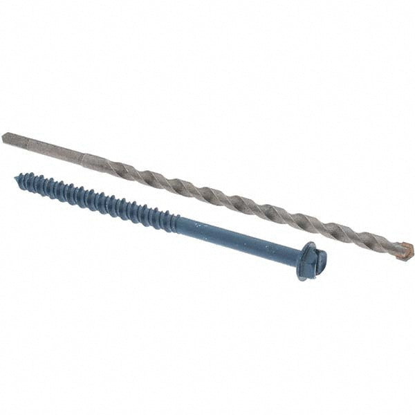 Value Collection -38469-1 Concrete & Masonry Screw 1/4" Dia, 3-3/4" OAL