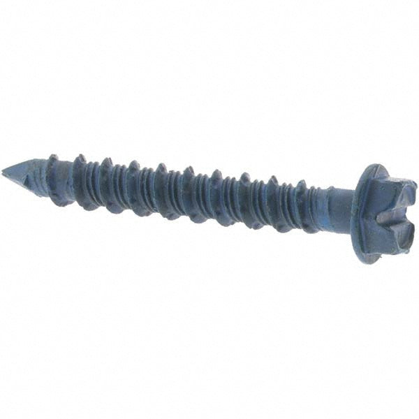 Value Collection MP38466 Concrete & Masonry Screw 1/4" Dia, 1-3/4" OAL