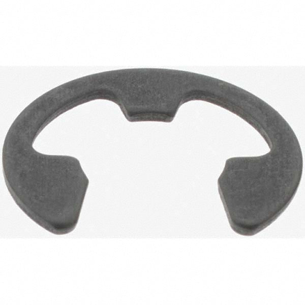 Rotor Clip SE-31ST PA-25 External E Style Retaining Ring 0.25" Groove Dia, 5/16" Shaft Dia, Spring Steel, Phosphate Finish