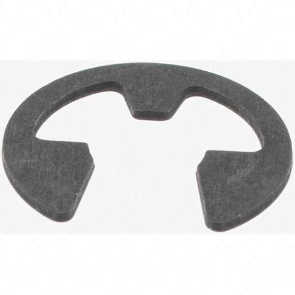Rotor Clip E-25ST PA-25 External E Style Retaining Ring 0.21" Groove Dia, 1/4" Shaft Dia, Steel, Phosphate Finish
