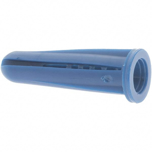 Value Collection 38531 1/4" Diam x 1" OAL, #10 to #12 Screw, Plastic Plug Drywall & Hollow Wall Anchor