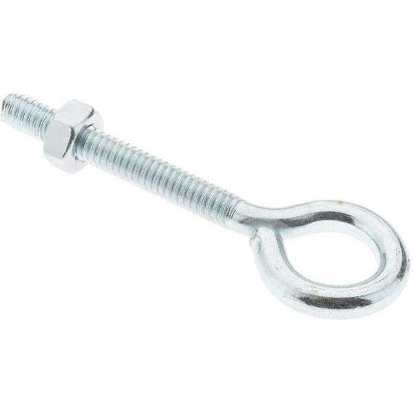 Value Collection 38632 1/4-20, Zinc-Plated Finish, Steel Wire Turned Eye Bolt