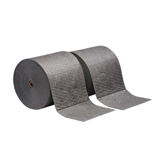 New Pig MAT220 Sorbent Mat Can be used to absorb the following fluids Coolants/Oils/Solvents/Water Use, Heavy Weight, 40.2 gal Capacity, Gray