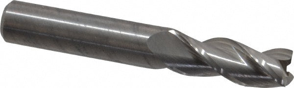 Kennametal 3854756 Square End Mill 3/8'' Dia, 7/8'' LOC, 3/8'' Shank Dia, 2-1/2'' OAL, 3 Flutes, Solid Carbide