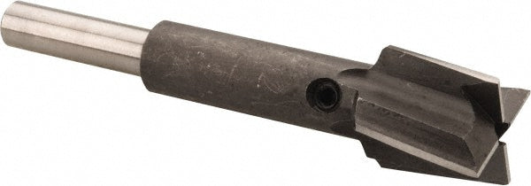 Mist, Incorporated MIT-434-13 5/8" Diam, 1/4" Shank, Diam, 4 Flutes, Straight Shank, Interchangeable Pilot Counterbore
