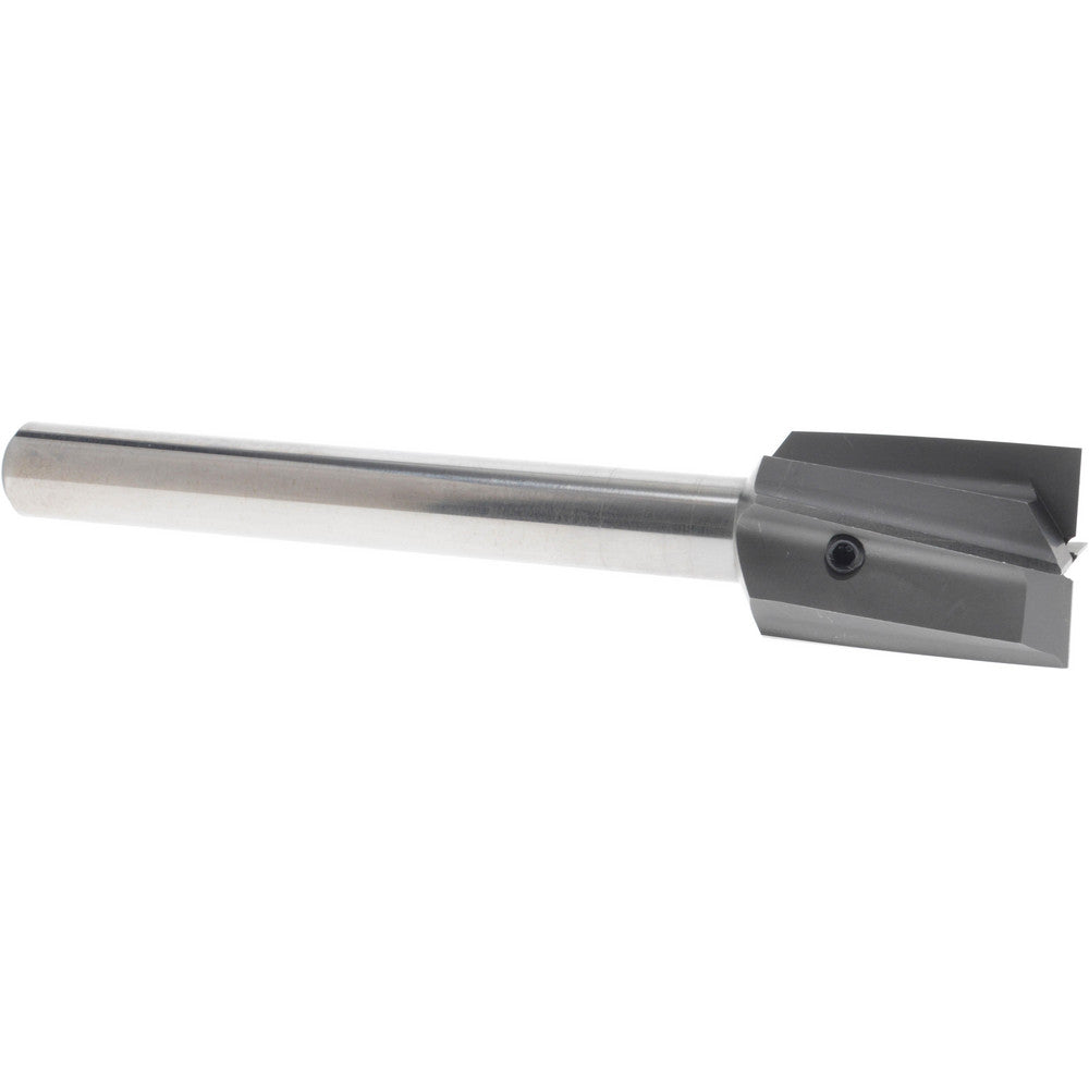 Mist, Incorporated MIT-435-22 1" Diam, 1/2" Shank, Diam, 4 Flutes, Straight Shank, Interchangeable Pilot Counterbore