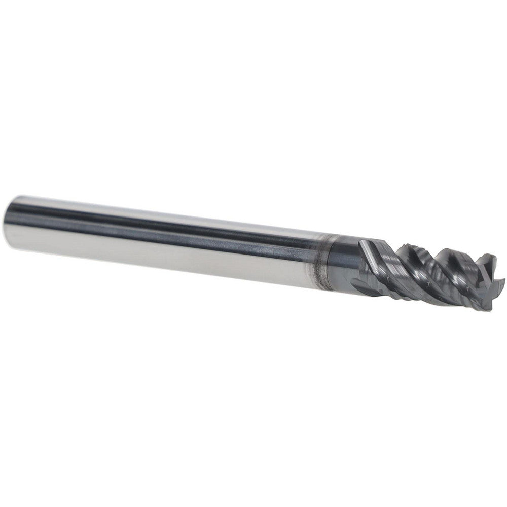 Iscar 5622107 Roughing & Finishing End Mill 1/4" Dia, 4 Flute, Corner Chamfer End, Solid Carbide