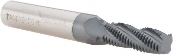 Scientific Cutting Tools, Inc. TM400-20HA Helical Flute Thread Mill 1/2-20, Internal & External, 4 Flute, 0.5000" Shank Dia, Solid Carbide