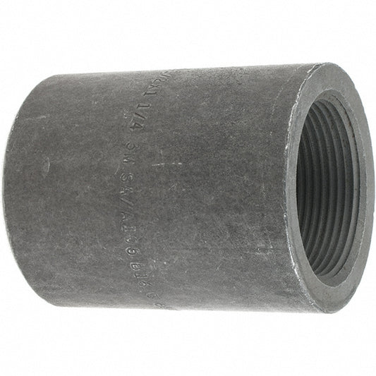 Anvil 0361177702 Black Reducing Coupling 1-1/2 x 1-1/4", Threaded