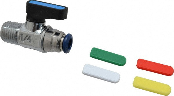 Aignep USA 86330-04-04 Standard Manual Ball Valve 1/4" Pipe, Full Port