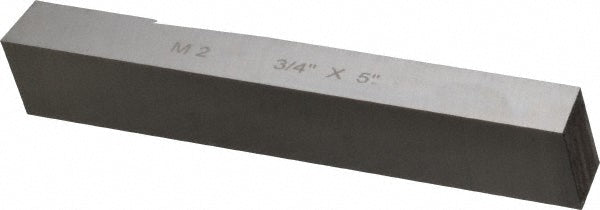 Cleveland C44525 Tool Bit Blank 3/4" Wide, 3/4" High, 5" Long, M2 High-Speed Steel, Square