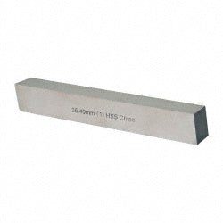 Cleveland C44528 Tool Bit Blank 1" Wide, 1" High, 7" Long, M2 High-Speed Steel, Square