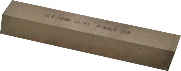 Cleveland C44587 Tool Bit Blank 3/4" Wide, 3/4" High, 5" Long, M42 Cobalt, Square