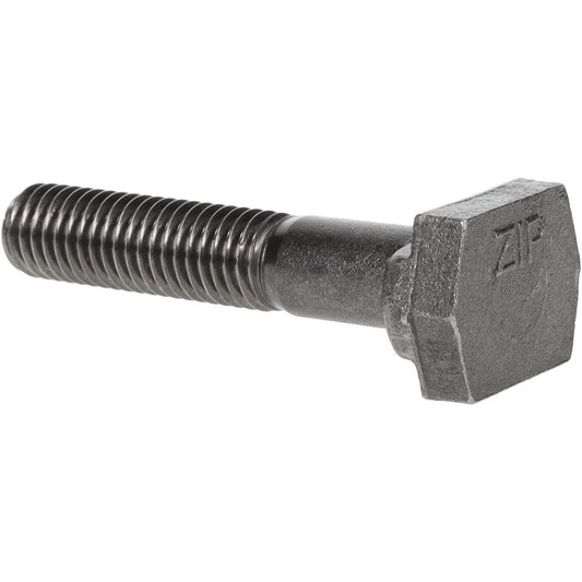 Value Collection 20017 Steel T-Slot Bolt 1/2-13, 1-1/2" Thread Length, 1/2" Slot Width, Uncoated