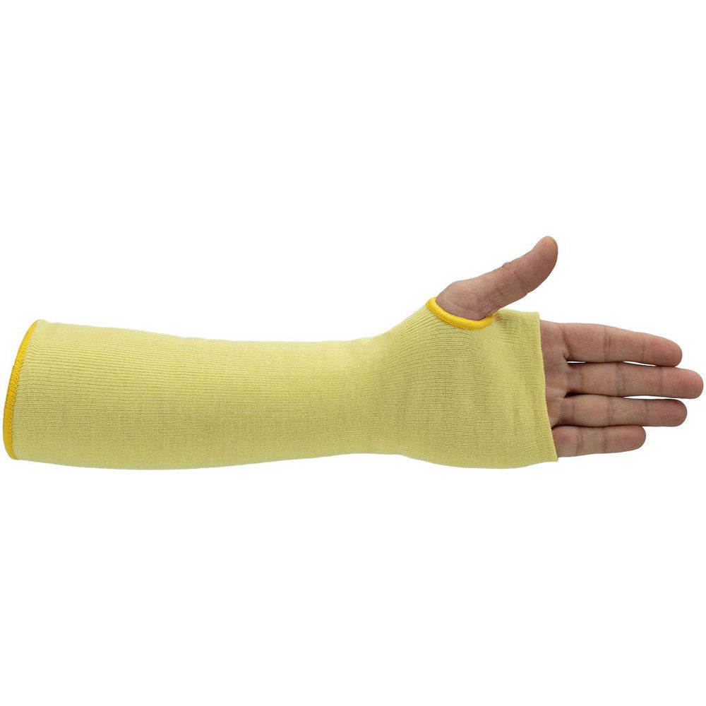 Honeywell KVS-2-14TH-N Honeywell Cut & Puncture-Resistant Sleeves & High Heat Protection Sleeves Size Universal, Kevlar & Polyester, Yellow, ANSI Cut A3