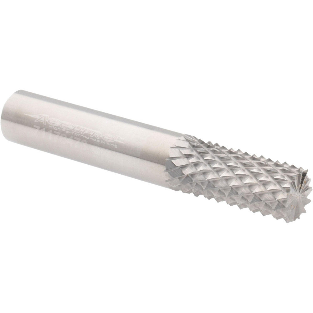 Accupro 71176473 Diamond Pattern Router Bit 0.5" Dia, 1" LOC, 1/2" Shank Dia, Burr