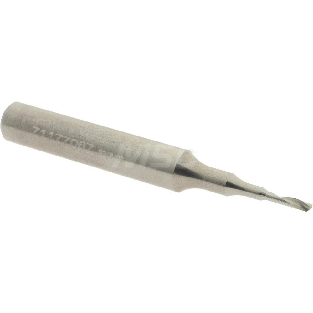 Accupro 71177067 Spiral Router Bit 0.0625" Dia, 0.25" LOC, 1/4" Shank Dia, Upcut
