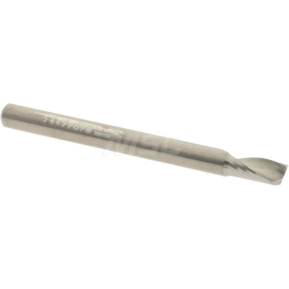 Accupro 71177075 Spiral Router Bit 0.125" Dia, 0.25" LOC, 1/8" Shank Dia, Upcut