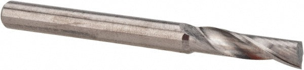 Accupro 71177083 Spiral Router Bit 0.125" Dia, 0.5" LOC, 1/8" Shank Dia, Upcut
