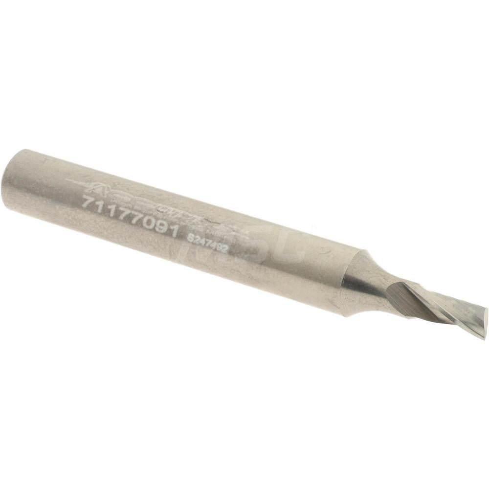 Accupro 71177091 Spiral Router Bit 0.125" Dia, 0.25" LOC, 1/4" Shank Dia, Upcut