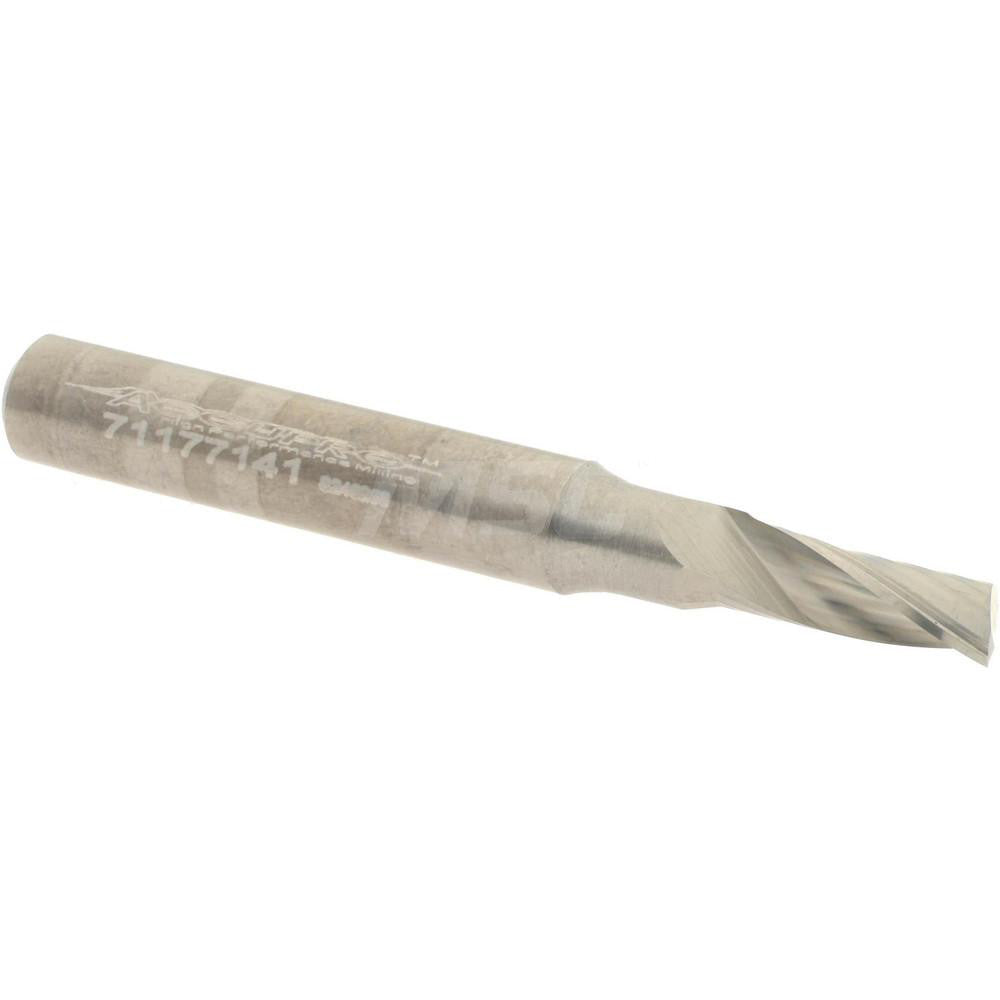 Accupro 71177141 Spiral Router Bit 0.1875" Dia, 0.5" LOC, 1/4" Shank Dia, Upcut