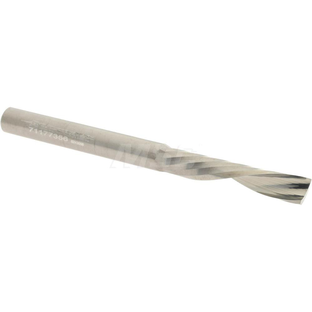 Accupro 71177356 Spiral Router Bit 0.25" Dia, 1.25" LOC, 1/4" Shank Dia, Downcut