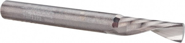 Accupro 71177372 Spiral Router Bit 0.25" Dia, 0.75" LOC, 1/4" Shank Dia, Downcut