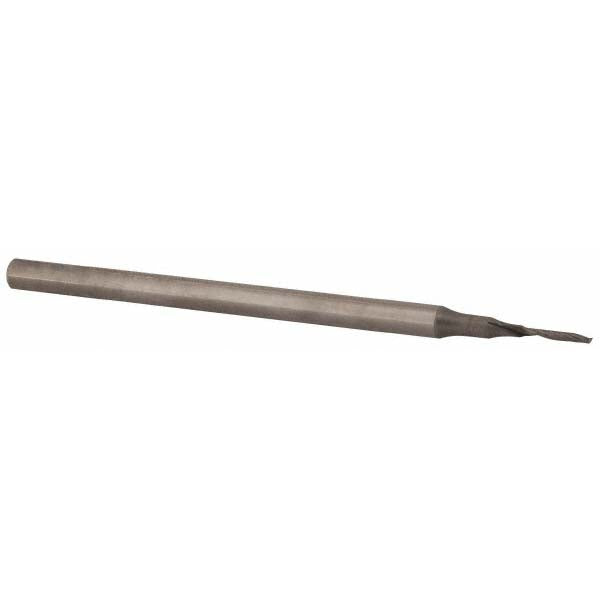 Accupro 71177414 Spiral Router Bit 1 mm Dia, 5 mm LOC, 3 mm Shank Dia, Upcut