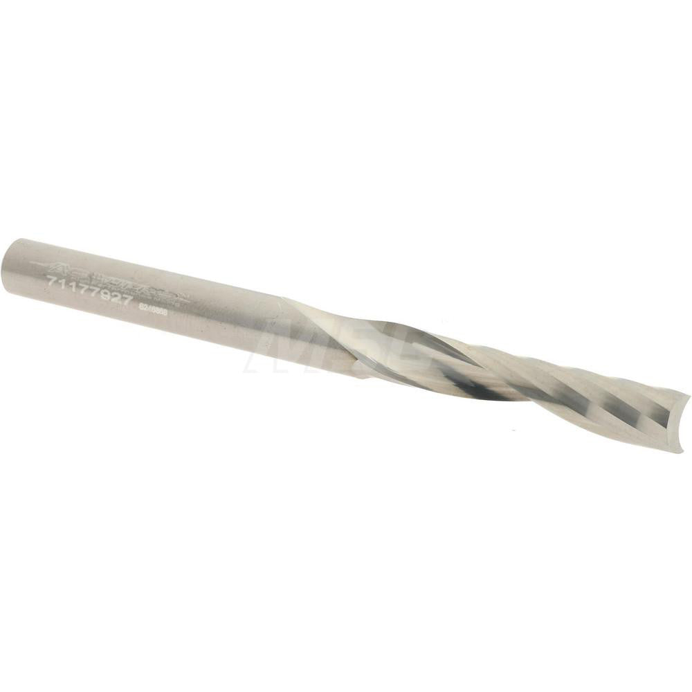 Accupro 71177927 Spiral Router Bit 0.25" Dia, 1.25" LOC, 1/4" Shank Dia, Upcut