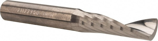Accupro 71177950 Spiral Router Bit 0.375" Dia, 1.125" LOC, 3/8" Shank Dia, Upcut