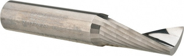 Accupro 71177976 Spiral Router Bit 0.5" Dia, 1" LOC, 1/2" Shank Dia, Upcut