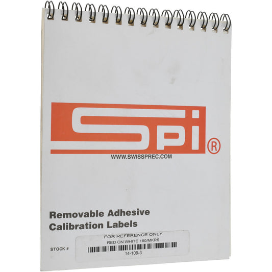 SPI 14-109-3 Inspection & Quality Label "For Reference Only __BY__DATE__", Rectangle, 2" Wide