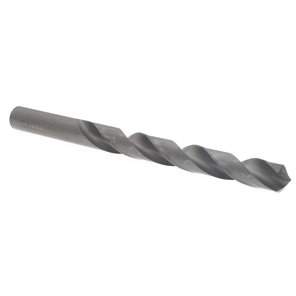 Hertel 71205900 Jobber Length Drill Bit 31/64" Dia, 118 &deg, High Speed Steel