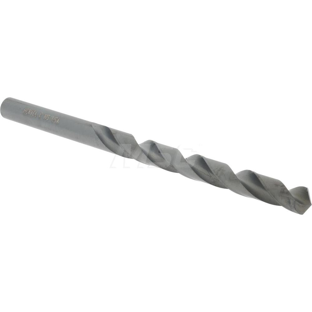 Hertel 71205975 Jobber Length Drill Bit Letter F, 118 &deg, High Speed Steel
