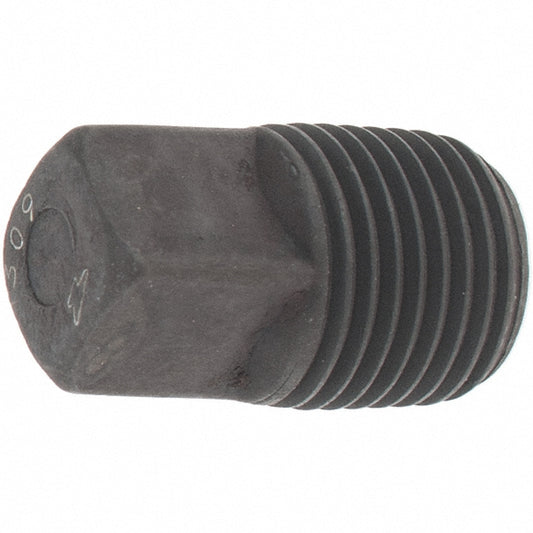 Anvil 0361300205 Black Square Plug 1/8", Threaded