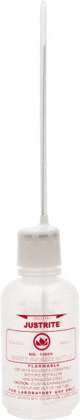 Justrite Mfg. Company 14009 Acrylonitrile Butadiene Styrene Plastic Safety Wash Bottle