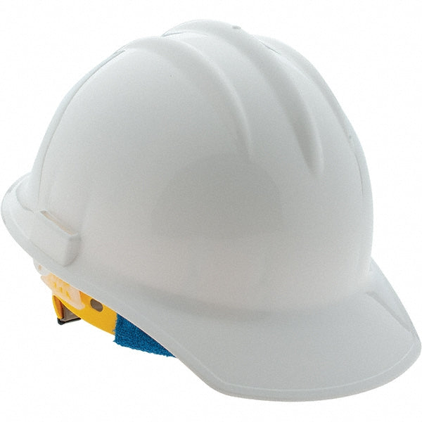 BULLARD 30WHR Hard Hat Slotted Cap, Type 1, Class E, 6-Point Suspension