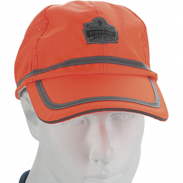Ergodyne 23238 Baseball Hat Size Universal, Orange, Breathable, Enhanced Visibility, Lightweight, Low-Light Visibility, Machine Washable & One Size Fits All