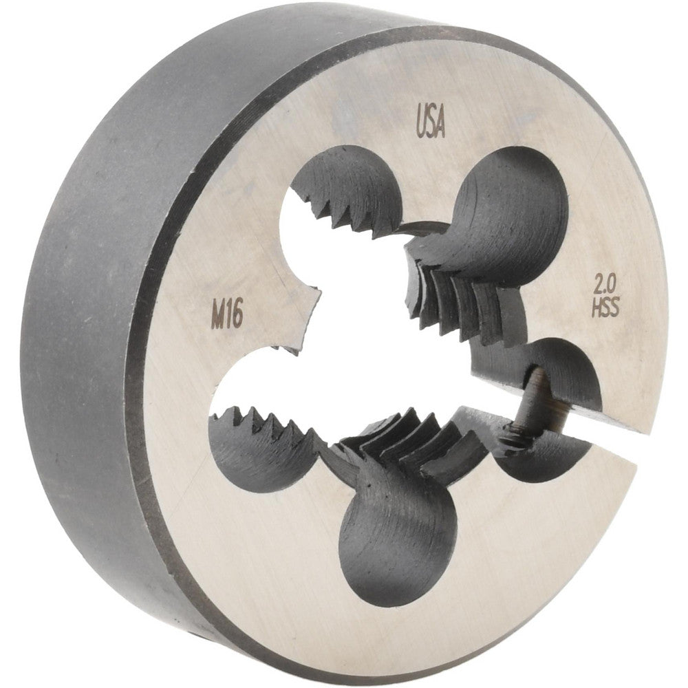Cle-Line C65889 Round Die M16x2, High Speed Steel