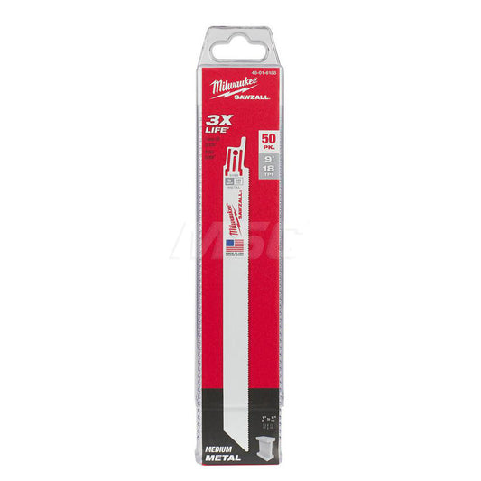 Milwaukee Tool 48-01-6188 Reciprocating Saw Blade 9" Long, 3/4" Wide, Bi-Metal