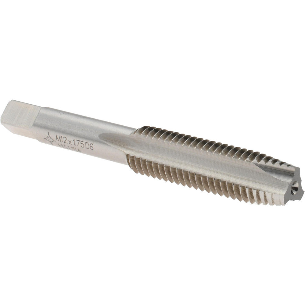 Cleveland C57203 Spiral Point Tap M12 x 1.75, Metric Coarse, 3 Flutes, Plug, 6H, High Speed Steel, Bright Finish