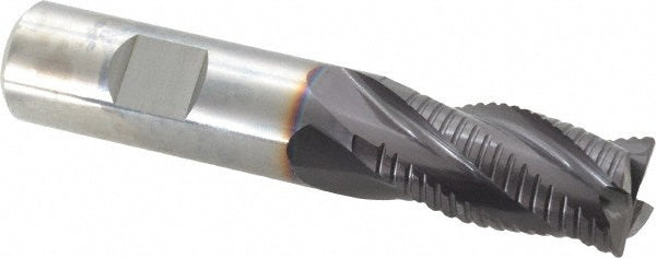 Guhring 9030820190500 Roughing End Mill 3/4" Dia, 4 Flute, Fine Pitch, Single End, Solid Carbide