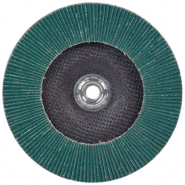 3M 7010327323 Flap Disc 7/8" Hole, 40 Grit, Zirconia Alumina, Type 27